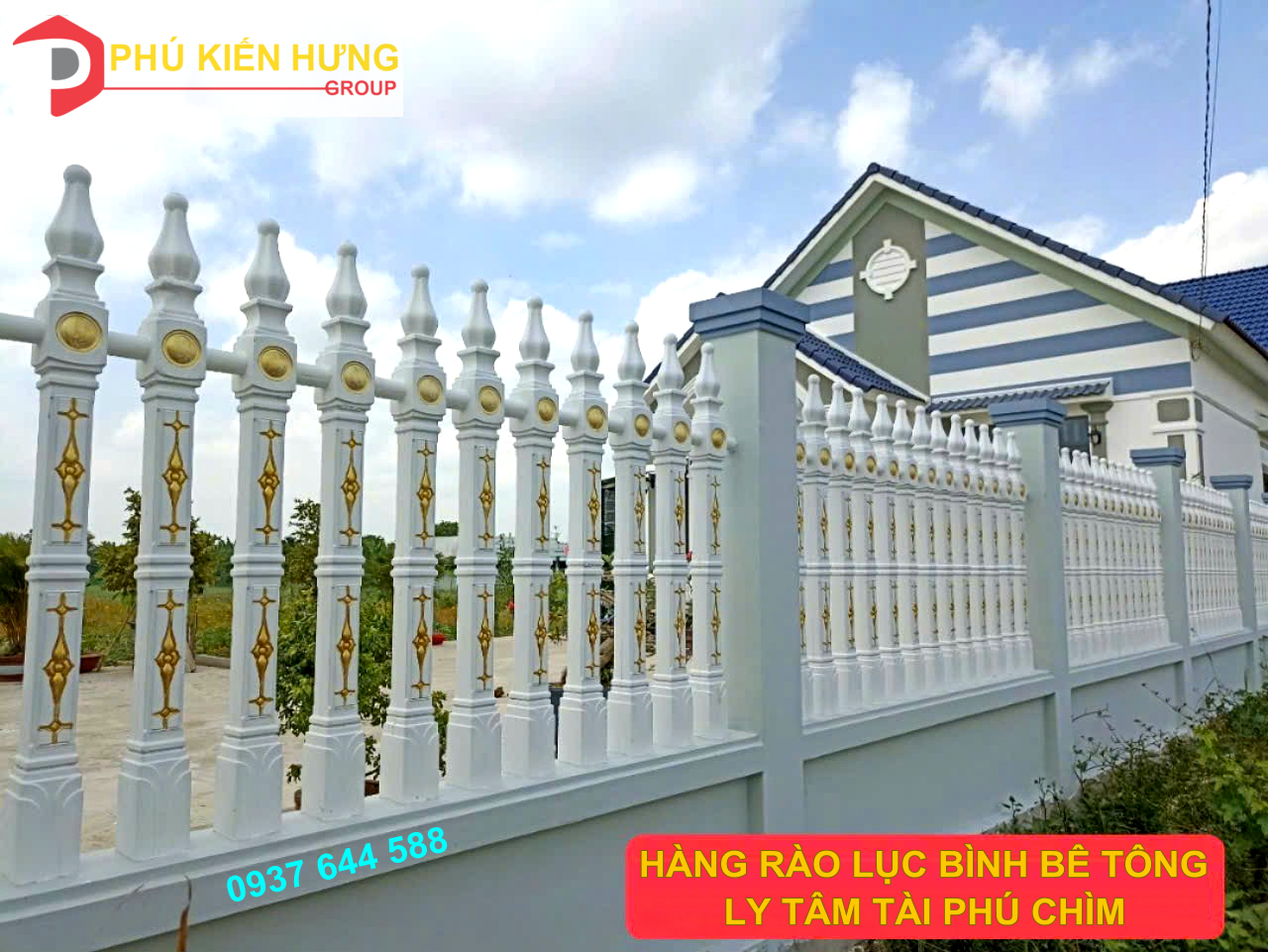 Hàng rào ly tâm tài phú chìm R08 h7