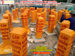 Báo giá Mốc bê tông báo hiệu cáp ngầm trung thế 22kV (MV), Hạ Thế (LV) và Điện Nhẹ (ELV) cho công trình hạ tầng đô thị