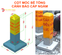 SẢN XUẤT VÀ BÁN CỌC TIÊU CỘT MỐC BÊ TÔNG CẢNH BÁO CÁP NGẦM ĐIỆN LỰC CHẤT LƯỢNG CAO UY TÍN GIÁ RẺ